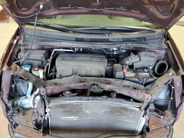 5FNRL5H69GB021011 - 2016 HONDA ODYSSEY EXL BURGUNDY photo 12
