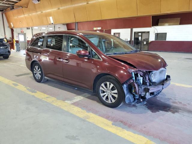 5FNRL5H69GB021011 - 2016 HONDA ODYSSEY EXL BURGUNDY photo 4