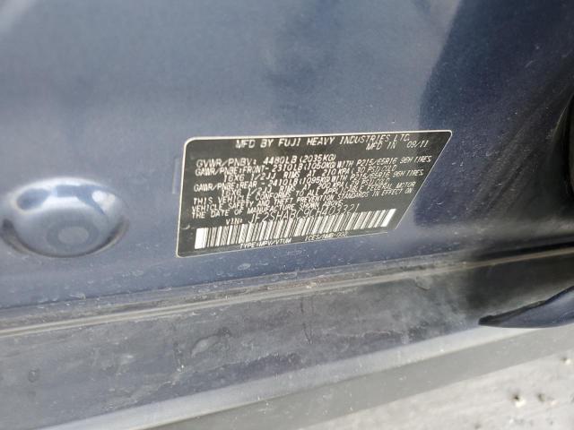 JF2SHABC9CH403321 - 2012 SUBARU FORESTER 2.5X Синий фото 13