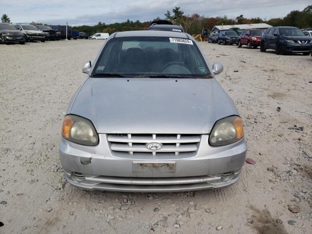 KMHCG45C25U603157 - 2005 HYUNDAI ACCENT GL SILVER photo 5