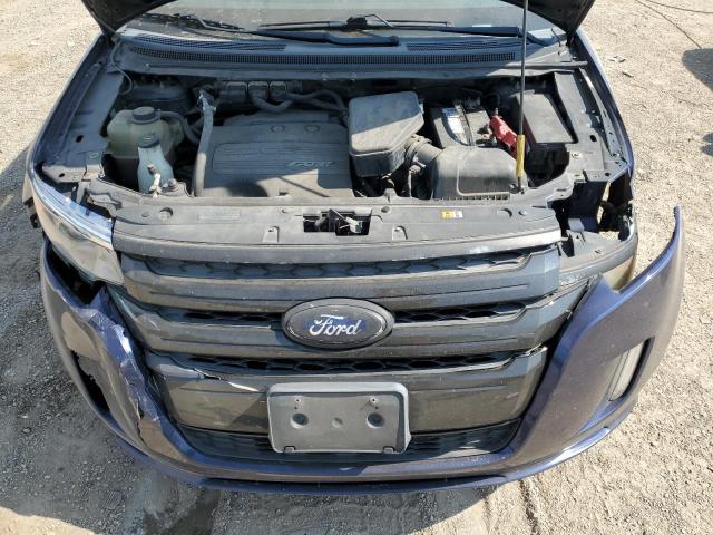 2FMDK4AKXBBA18005 - 2011 FORD EDGE SPORT BLUE photo 11