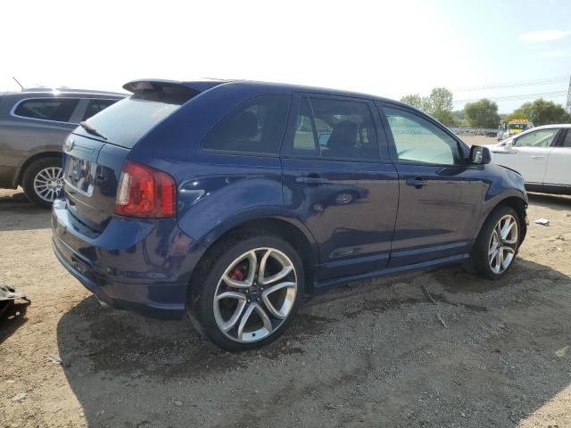 2FMDK4AKXBBA18005 - 2011 FORD EDGE SPORT BLUE photo 3