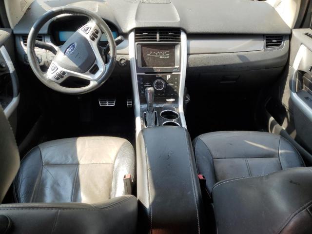 2FMDK4AKXBBA18005 - 2011 FORD EDGE SPORT BLUE photo 8