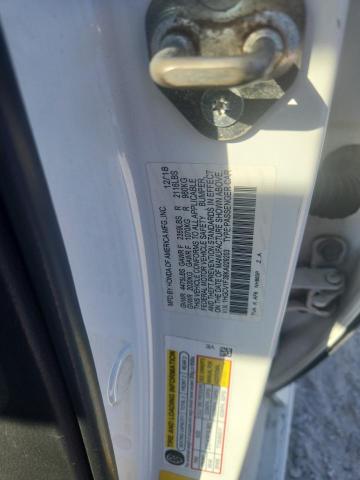 1HGCV1F38KA029203 - 2019 HONDA ACCORD SPORT WHITE photo 12