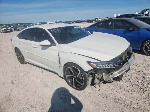 1HGCV1F38KA029203 - 2019 HONDA ACCORD SPORT WHITE photo 4