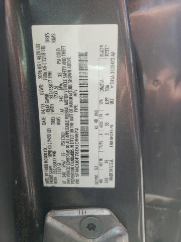 1FMCU0F78DUD56972 - 2013 FORD ESCAPE S GRAY photo 12