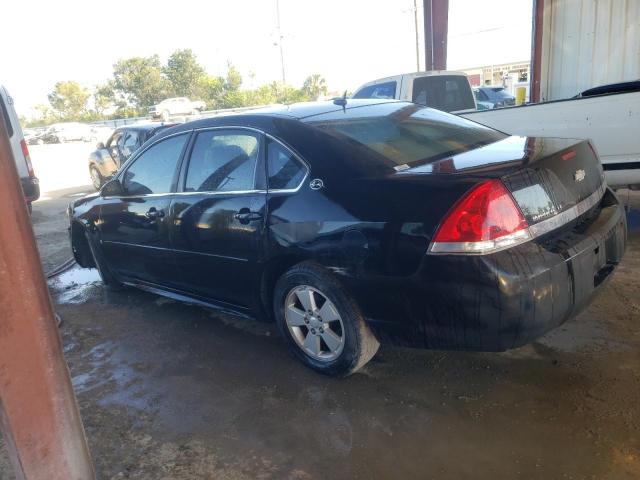 2G1WT57K391280593 - 2009 CHEVROLET IMPALA 1LT BLACK photo 2