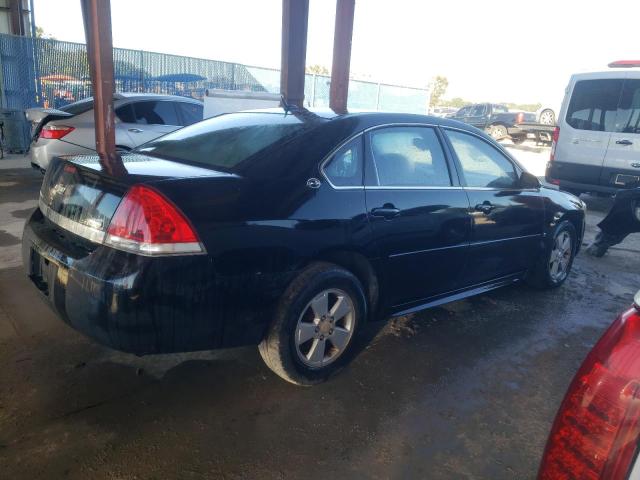 2G1WT57K391280593 - 2009 CHEVROLET IMPALA 1LT BLACK photo 3