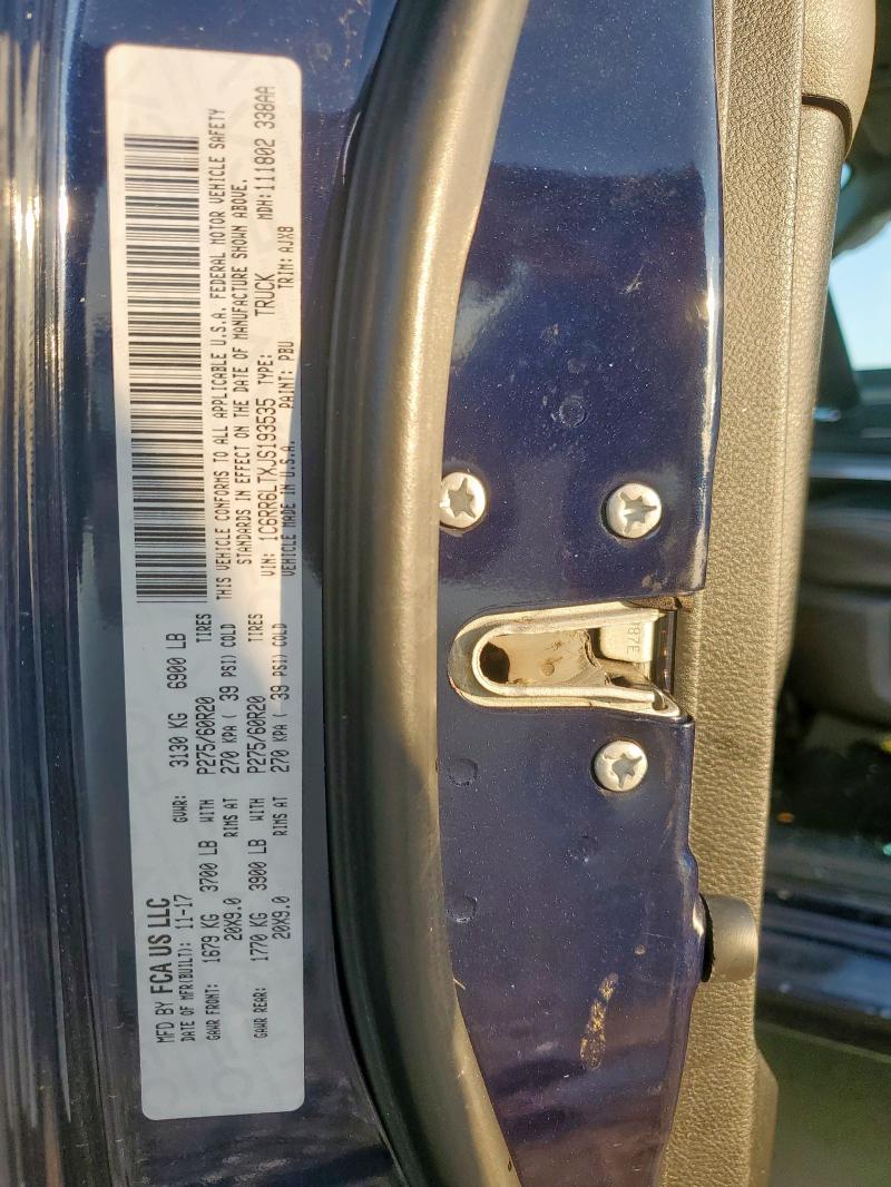 1C6RR6LTXJS193535 - 2018 RAM 1500 SLT Mavi fotoğraf 13