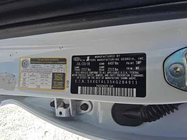 5XXGT4L35KG284911 - 2019 KIA OPTIMA LX Ağ foto 13