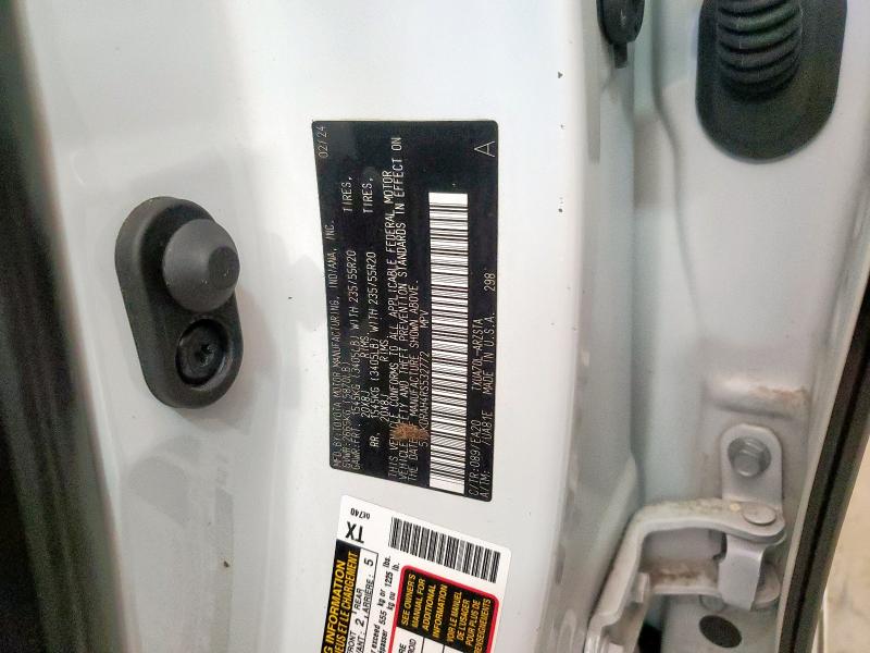 5TDKDRAH4RS532772 - 2024 TOYOTA HIGHLANDER LE 白色 照片 13