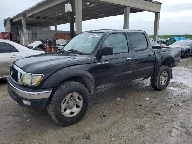 5TEGM92N53Z211649 - 2003 TOYOTA TACOMA DOUBLE CAB PRERUNNER BLACK photo 1