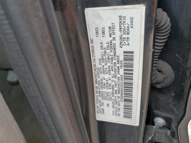 5TEGM92N53Z211649 - 2003 TOYOTA TACOMA DOUBLE CAB PRERUNNER BLACK photo 12