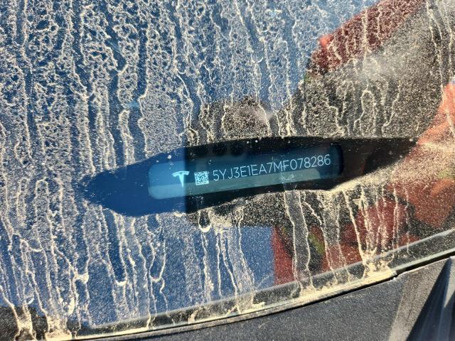 5YJ3E1EA7MF078286 - 2021 TESLA MODEL 3 WHITE photo 13