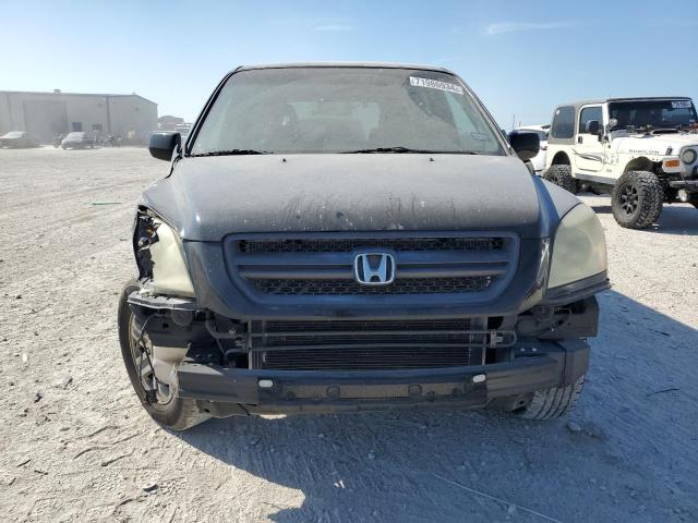 2HKYF18523H508324 - 2003 HONDA PILOT EXL BLACK photo 5