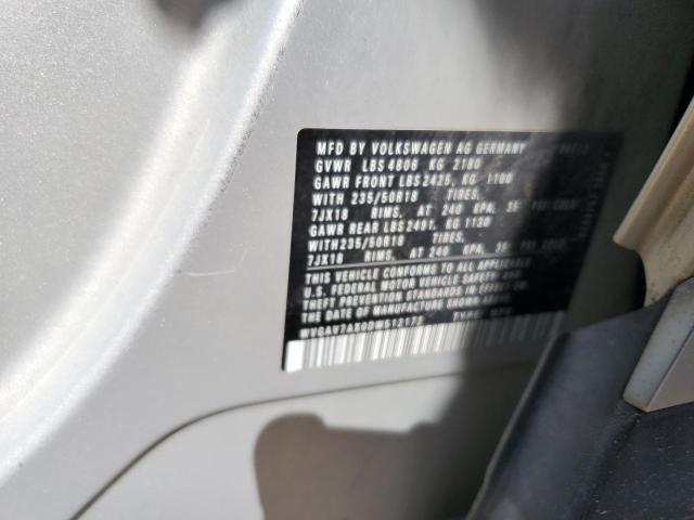 WVGAV7AX0DW512172 - 2013 VOLKSWAGEN TIGUAN S Күміс фото 13