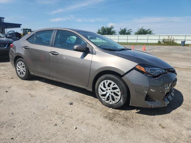 2T1BURHE3KC161453 - 2019 TOYOTA COROLLA L GRAY photo 4
