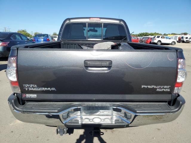 5TFTX4GN5CX006406 - 2012 TOYOTA TACOMA PRERUNNER ACCESS CAB GRAY photo 6
