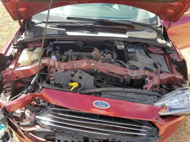 1FADP3N22HL312121 - 2017 FORD FOCUS TITANIUM RED photo 11