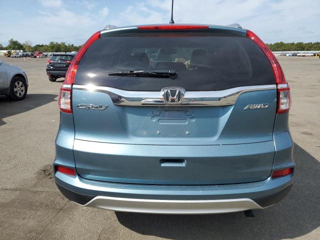 2HKRM4H79FH700891 - 2015 HONDA CR-V EXL BLUE photo 6