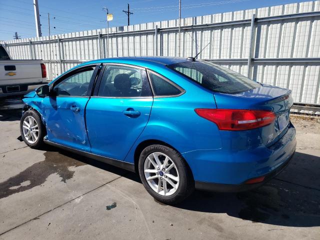 1FADP3F28GL254366 - 2016 FORD FOCUS SE BLUE photo 2