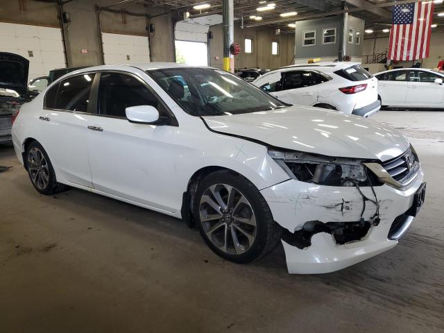 1HGCR2F51EA004806 - 2014 HONDA ACCORD SPORT თეთრი ფოტო 4