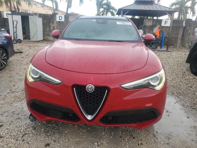 ZASFAKNN1J7B70097 - 2018 ALFA ROMEO STELVIO TI SPORT RED photo 5