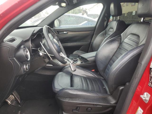 ZASFAKNN1J7B70097 - 2018 ALFA ROMEO STELVIO TI SPORT RED photo 7