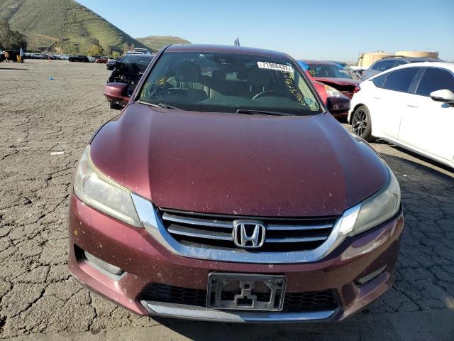 1HGCR2F88EA177572 - 2014 HONDA ACCORD EXL BURGUNDY photo 5