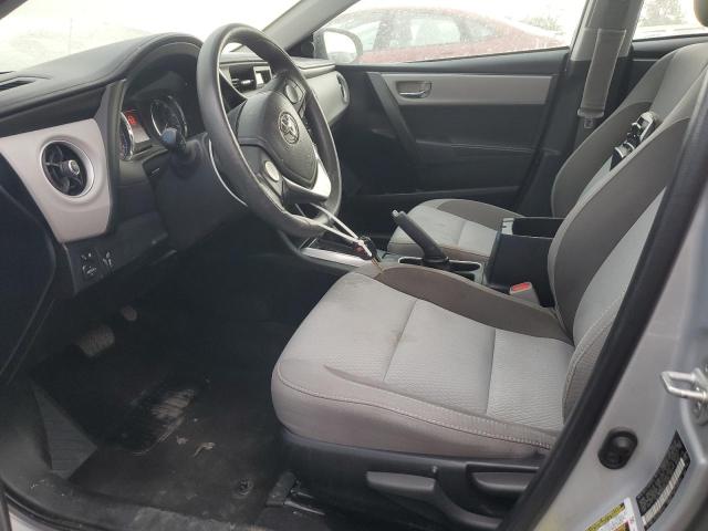 2T1BURHE3JC053350 - 2018 TOYOTA COROLLA L SILVER photo 7