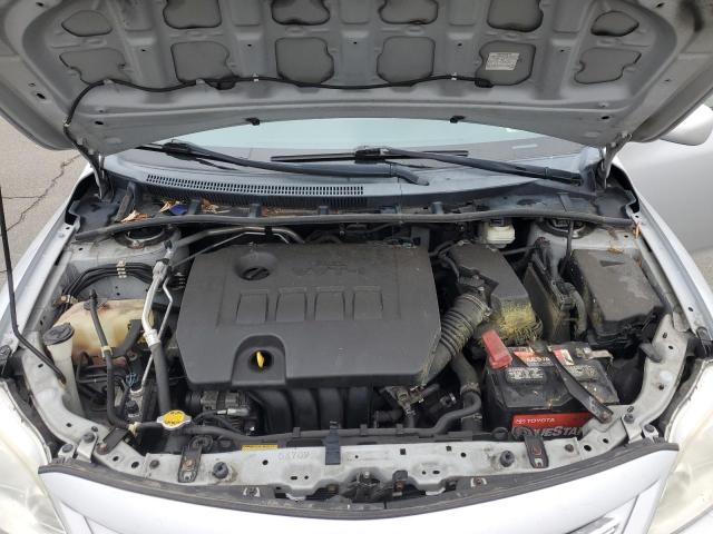 2T1BU4EE8DC110282 - 2012 TOYOTA COROLLA BASE 银色 照片 11