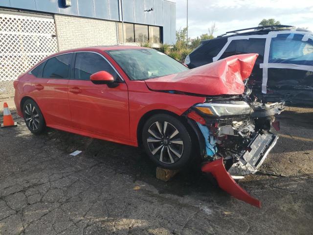 2HGFE1F79NH311629 - 2022 HONDA CIVIC EX RED photo 4