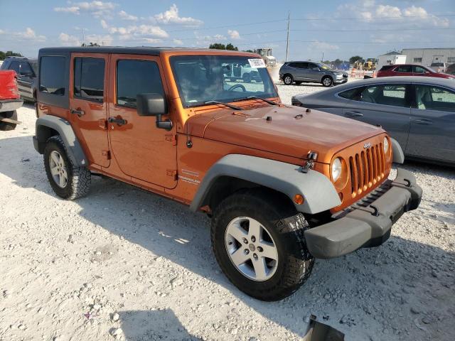 1J4BA3H18BL575236 - 2011 JEEP WRANGLER U SPORT ORANGE photo 4