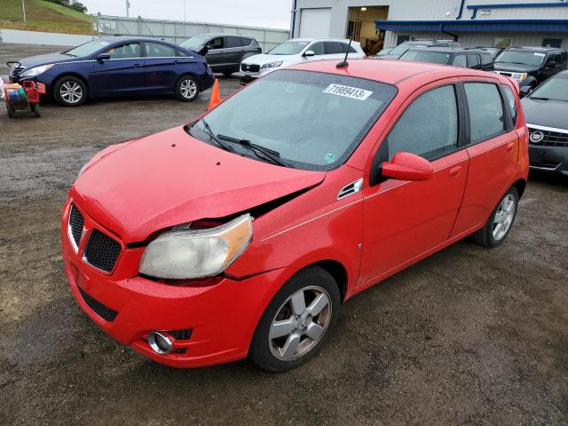 KL2TD66E89B630862 - 2009 PONTIAC G3 RED photo 1