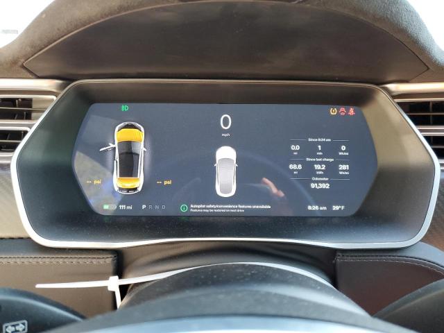 5YJSA1E27GF167425 - 2016 TESLA MODEL S Սպիտակ լուսանկար 9