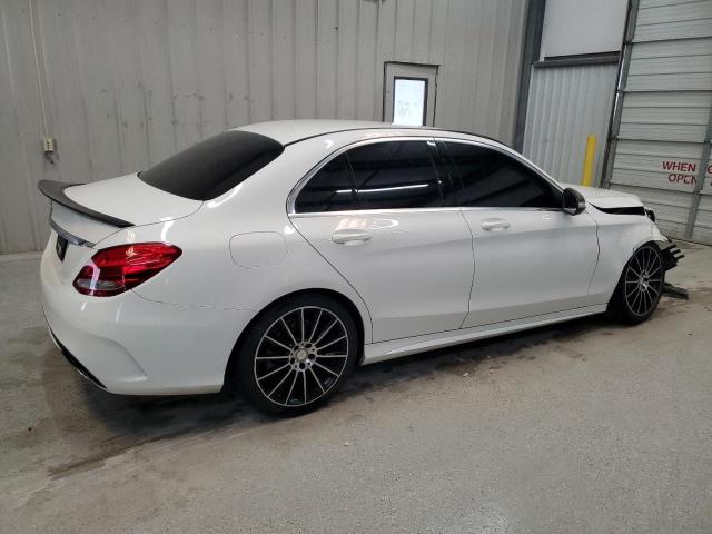 55SWF4JB5FU077732 - 2015 MERCEDES-BENZ C 300 WHITE photo 3