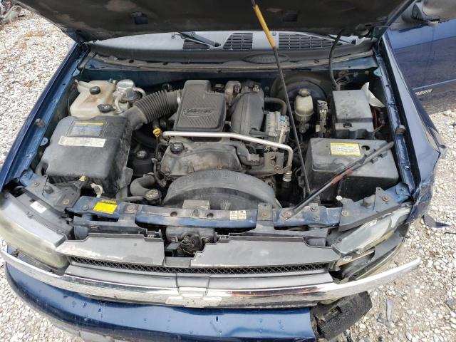 1GNDT13S132412357 - 2003 CHEVROLET TRAILBLAZE BLUE photo 11