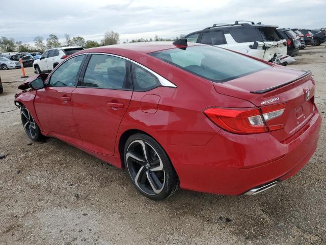 1HGCV1F31NA000193 - 2022 HONDA ACCORD SPORT RED photo 2