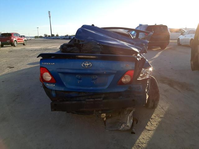2T1BU40E39C119003 - 2009 TOYOTA COROLLA BASE BLUE photo 6