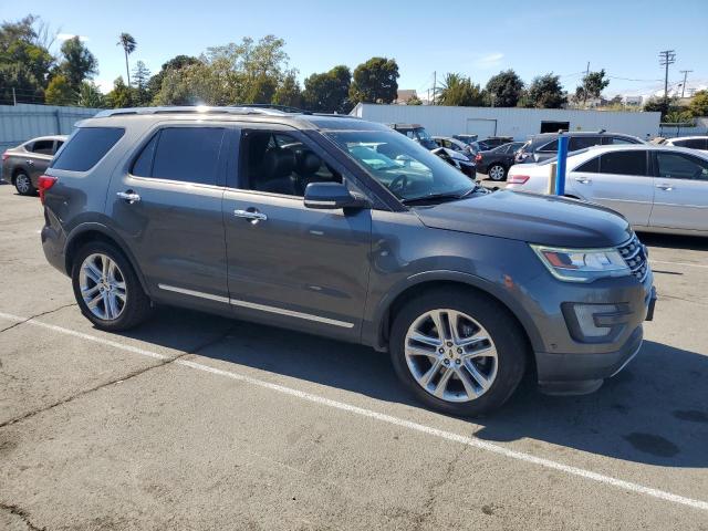 1FM5K7FH1GGC35140 - 2016 FORD EXPLORER LIMITED 灰色 照片 4