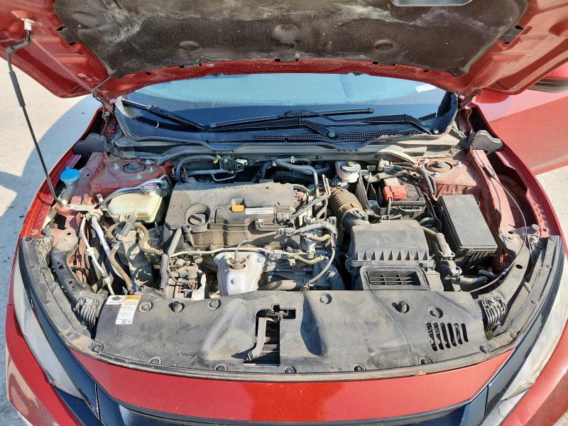 19XFC2F65KE018044 - 2019 HONDA CIVIC LX RED photo 11