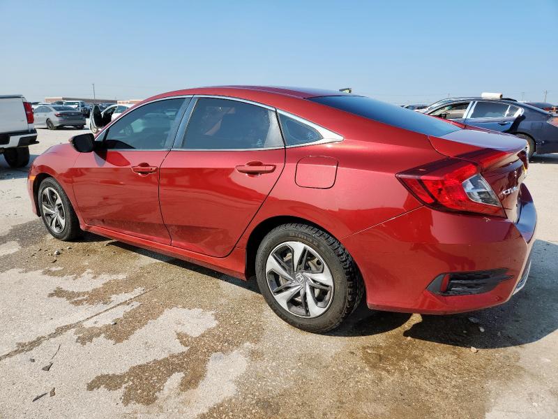 19XFC2F65KE018044 - 2019 HONDA CIVIC LX RED photo 2