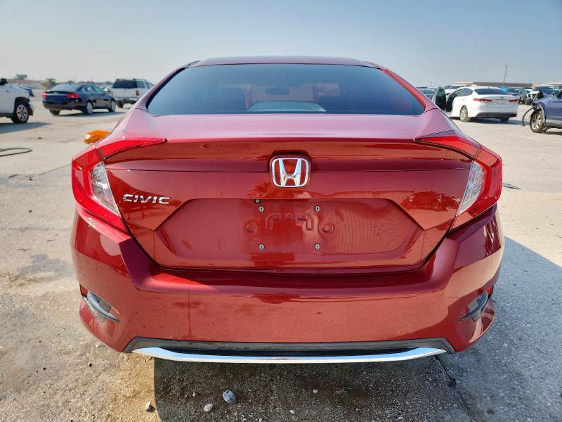 19XFC2F65KE018044 - 2019 HONDA CIVIC LX RED photo 6