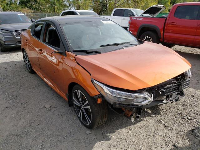 3N1AB8DV8MY286388 - 2021 NISSAN SENTRA SR ORANGE photo 4