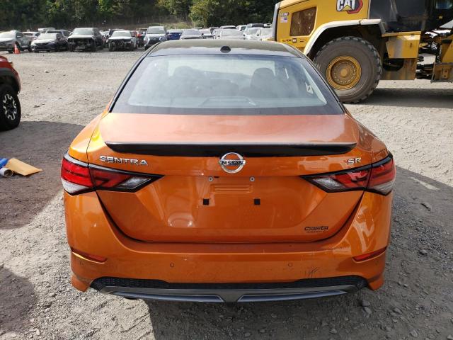 3N1AB8DV8MY286388 - 2021 NISSAN SENTRA SR ORANGE photo 6