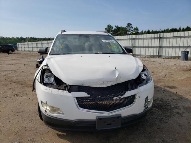 1GNER13D39S117953 - 2009 CHEVROLET TRAVERSE LS WHITE photo 9