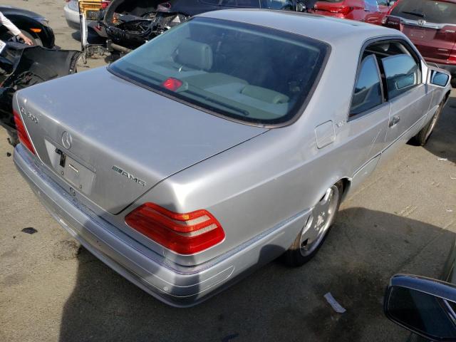 WDBGA76G6WA391472 - 1998 MERCEDES-BENZ CL 600 SILVER photo 3