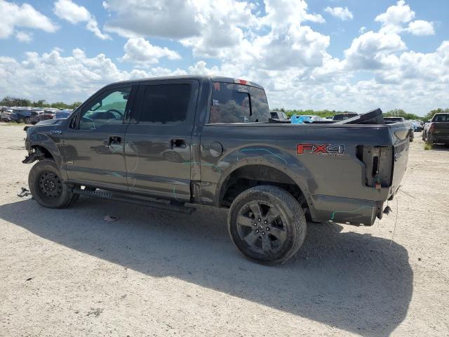 1FTEW1EG8FFC93488 - 2015 FORD F150 SUPERCREW GRAY photo 2