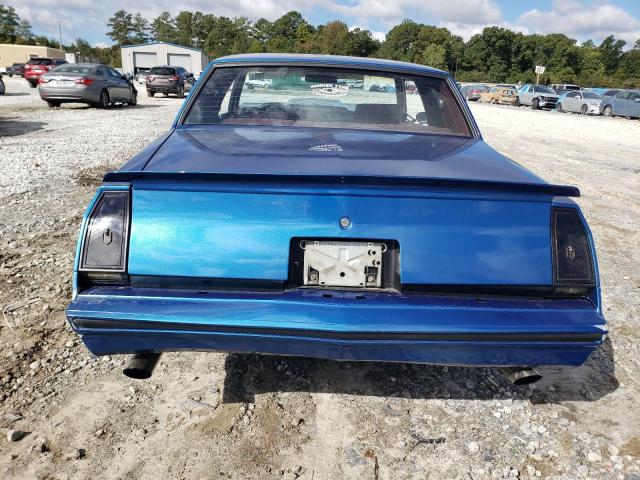 1G1GZ37G0FR200656 - 1985 CHEVROLET MONTE CARL BLUE photo 6