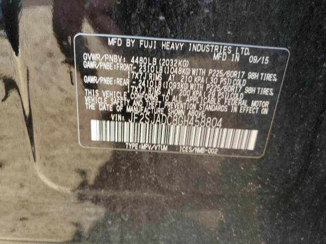 JF2SJADC8GH458804 - 2016 SUBARU FORESTER 2.5I PREMIUM 黑色 照片 13